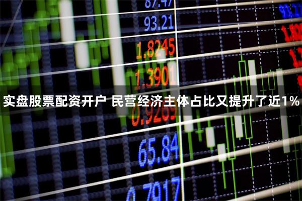 实盘股票配资开户 民营经济主体占比又提升了近1%